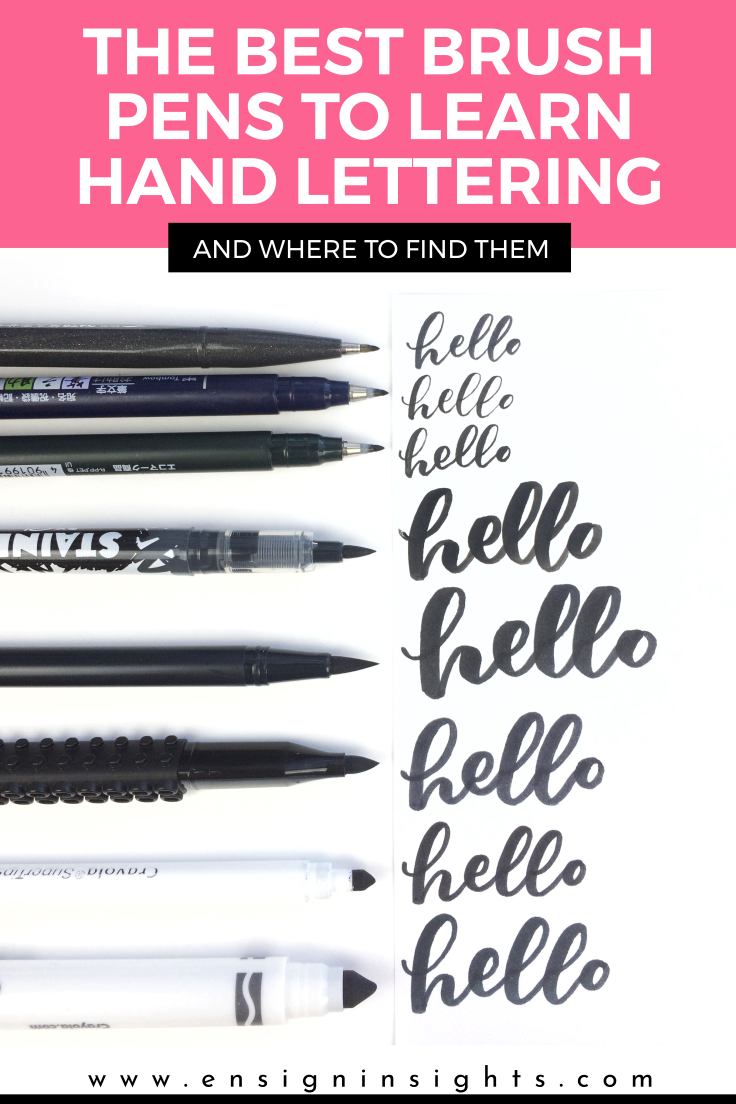 3 Best Brush Pens for Beginners - Ensign Insights